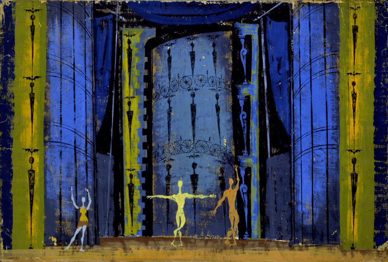 Danses Concertantes set design by Nicholas Georgiadis