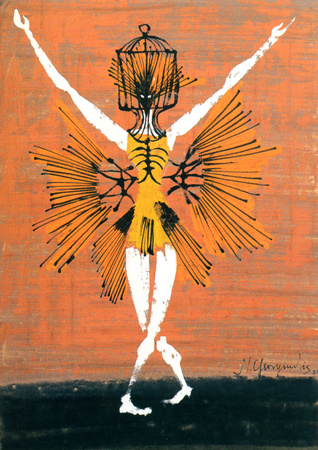 Costume designs for House of Birds ©Nicholas Georgiadis