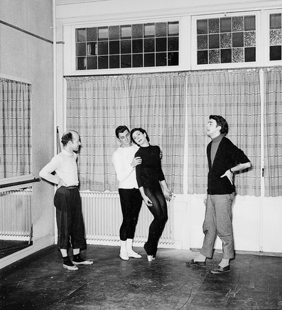 Winter's Eve (1957). Kenneth MacMillan rehearsing Nora Kaye and John Kriza