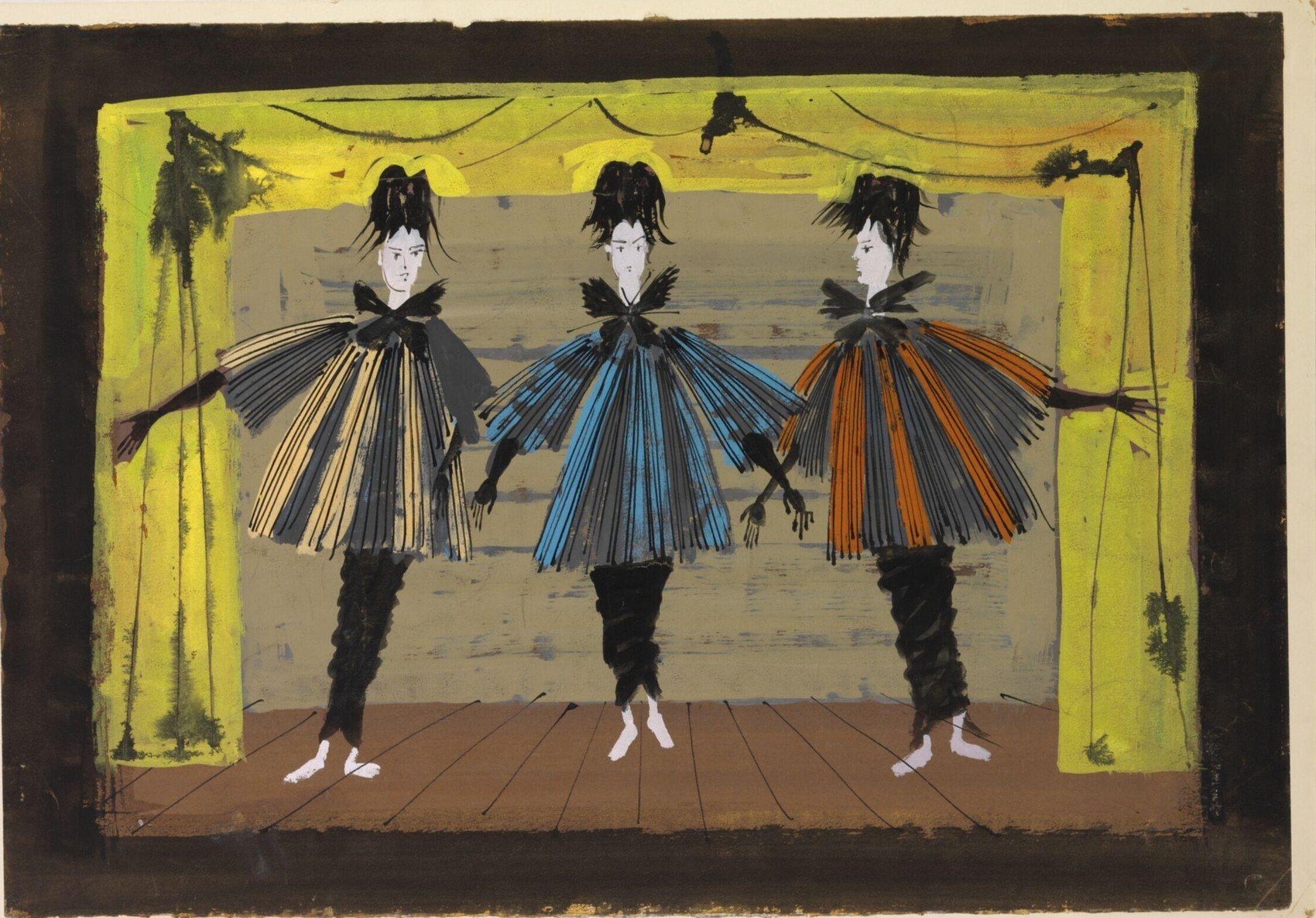 Noctambules. Design by Nicholas Georgiadis. V&A Archive.